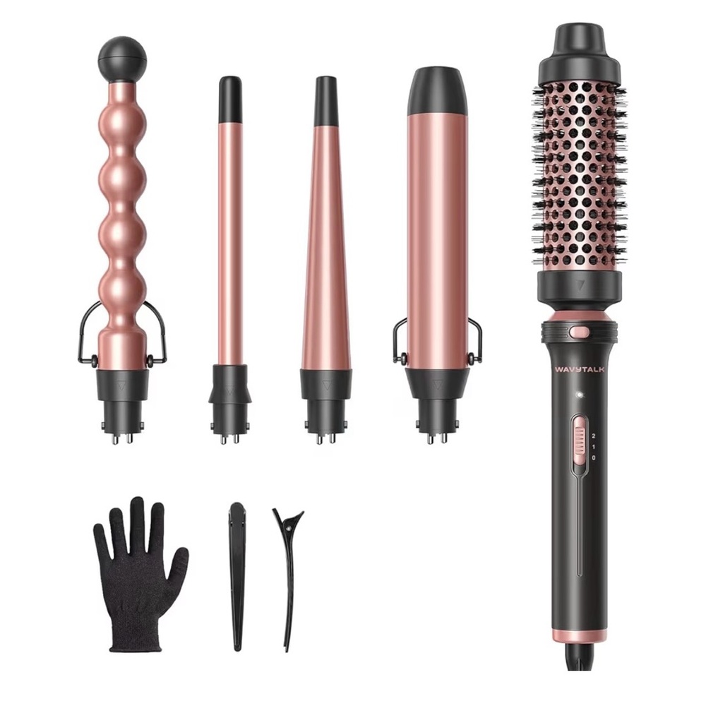 Wavytalk 5 in 1 curling wand set